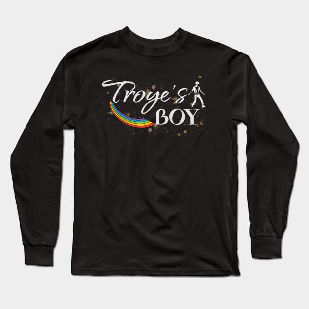 Troye's Boy Rainbow Dancer Long Sleeve T-Shirt by Prideopenspaces